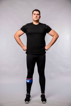 Description: Black With Rubber Print Logo Men’s Workout Leggings
Compression Level: Medium to High
Squat Tested with Zero Transparency
Bounce-Proof Phone Pocket
Zip Pocket For Cash & Keys
Sweat-wicking Poly / Spandex with 4-Way Stretch
Tough-stitch Blue Feature Panel and Rubber Print Logos.
Ergonomic Waistband
Reinforced Stitching & Flat Seams
Embroidered Bolt Logo
Machine Wash Cold, Quick Drying Go-dry Sportswear Leggings For Training, Compression Sweat-resistant Leggings For Training, Compression Leggings For Training, Sweat Resistant, Moisture-wicking Sportswear Leggings For Running, Moisture-wicking Running Leggings, Moisture-wicking Leggings For Running, Athletic Fit Training Tights, Breathable Sportswear Tights For Training, Breathable Athletic Fit Leggings For Sports