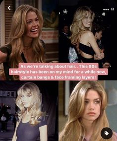 Chunky Long Layers, 90s Blonde Blowout Hair, Hair Styles Blowout, 90s Layered Hair Long, 90s Bombshell Hair, 90s Fluffy Hair, Hairstyles From The 90s, 90s Layered Haircut, Cutest Haircuts