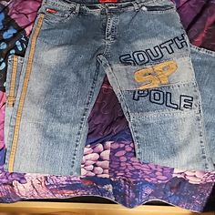 Super Cute South Pole Flare Legs Nwot Size 15 South Pole Jeans, Hip Hop Wide-leg Denim Bottoms, South Pole Shirt, Southpole Jeans, South Pole, Colored Jeans, Super Cute, Women Jeans, Women Shopping