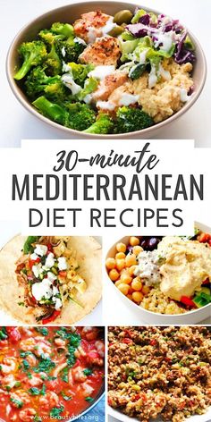 30 minute mediterraneanan diet recipes