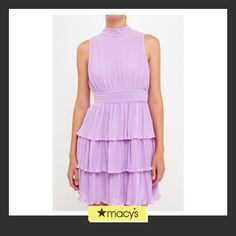 in stock Pleated Mini Dress, Lilac Dress, Hot Summer, Lilac, Pick Up, In Store, Chiffon, Buy Online, Mini Dress