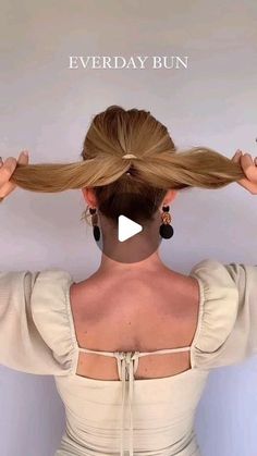 Hairstyles For Medium Length Hair Tied, Easy Neat Bun, Easy Hair Upstyles, Hair Forks Hairstyles, Hair Up Do Ideas, Cute Bun Hairstyles For Wedding, Office Updo Long Hair, Easy Hair Up Do, Easy Up Do Hairstyles For Long Hair