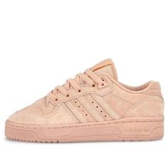 (WMNS) Adidas originals Rivalry Low Pink EE7068 (SNKR/Retro/Skate/Casual/Low Top/Women's) Pink Sneakers With Boost Midsole For Skateboarding, Pink Sneakers For Skateboarding With Boost Midsole, Adidas Pink Skate Shoes With Boost Midsole, Casual Pink Skate Shoes For Streetwear, Trendy Pink Adidas Sneakers, Pink Adidas Logo Skate Shoes, Pink Skate Shoes For Streetwear, Casual Pink Adidas Skate Shoes, Casual Pink Skate Shoes For Skateboarding