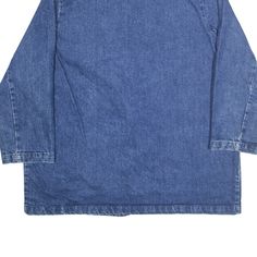 Item is in good used condition. >Size: 2XL >Armpit To Armpit: 25" >Armpit To Cuff: 18" >Collar To Hem: 30" Blue Washed Denim Top For Streetwear, Long Sleeve Medium Wash Denim Top For Streetwear, Denim Blue Long Sleeve Top For Streetwear, Long Sleeve Denim Blue Top For Streetwear, Long Sleeve Denim Top For Streetwear, Denim Jacket, Cuff, Blazer, Collar