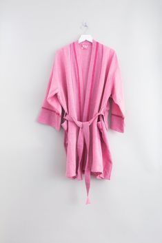 gypsy pink tribeca short bathrobe Lightweight Dress, Bridal Robes, Pink Shorts, New Wardrobe, By The Sea, Traditional Techniques, The Coast, Ethical Fashion, Trend Setter