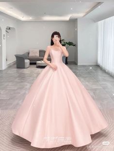 Midi Gowns, Bridal Party Gowns, Pink Wedding Dress, Fantasy Dresses, Quinceanera Dresses, Dream Dress