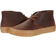 SeaVees Maslon Desert Boot - Men's Shoes : Kona : The SeaVees Maslon Desert Boot is a mid-cut sneaker featuring uppers made from soft leather with a lace-up design. Breathable canvas lining and cushioned footbed for all-day wear. Signature herringbone rubber outsole design offers maximum slip resistance. Imported. Measurements: Weight: 15 oz Product measurements were taken using size 9, width D - Medium. Please note that measurements may vary by size. Weight of footwear is based on a single item Outdoor Leather High-top Sneakers With Speckled Midsole, Leather High-top Sneakers With Speckled Midsole For Outdoor, Fall High-top Sneakers With Gum Sole And Lace-up, Everyday Canvas High-top Sneakers With Gum Sole, Casual Chukka Boots With Rubber Sole For Outdoor, Casual Brown Lace-up Chukka Boots, Casual High-top Chukka Boots For Outdoor, Casual Brown Chukka Boots With Textured Sole, Brown Canvas High-top Sneakers With Rubber Sole