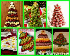 a collage of pictures with different types of desserts and pastries on them