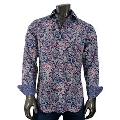 Robert Graham Hampshire Classic Fit Men Shirt ( Long Sleeves) With Complementary Matching Inner Cuffs 98% Cotton & 2% Spandex Available In: M, Xl Green Shirt Dress, Floral Long Sleeve Shirt, Blue Striped Shirt, Shirt Cuff, White Button Down Shirt, Plaid Dress Shirt, Purple Plaid, Robert Graham, Fit Men