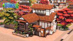 an image of a japanese house in sims 4