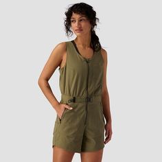 Sporty Jumpsuits And Rompers With Pockets, Casual Summer Sports Jumpsuits And Rompers, Green Sporty Jumpsuits And Rompers For Summer, Sporty Green Jumpsuits And Rompers For Summer, Sporty Jumpsuits And Rompers For Summer, Casual Summer Activewear With Adjustable Straps, Casual Jumpsuits And Rompers For Spring Sports, Casual Spring Jumpsuits And Rompers For Sports, Casual Activewear With Adjustable Straps