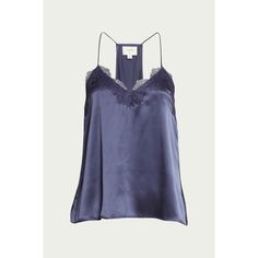 After Failing To Find The Perfect Camisole, Cami Nyc Founder Samantha Steen Decided To Make Her Own. This Lace-Trimmed Silk-Charmeuse Design Is Washed For An Exceptionally Soft Feel And Subtle Luster. It's One Of Our Layering Essentials, But Also Looks Great On Its Own To Show Off The Racer-Back Silhouette. Color: Moonlit Fabrication: 100% Silk Care: Dry Clean Standard Clothing Sizing Sleeveless Silk Lace Top, Silk Tank Top With Delicate Straps, Silk Lace Cami Top, Layering Essentials, Cami Nyc, Silk Cami, Lace Silk, Corded Lace, Silk Camisole