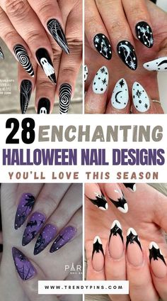 #BEAUTY, #RELATIONSHIPS #Fashion #Animals #Outfits #Winter Outfits #Animals Witch Nail Designs Halloween, Pretty Spooky Nails, Halloween Nails Art Designs, Witchcraft Nails Art, Spooky Wedding Nails, Halloween Nails Elegant, Elegant Halloween Nails Design, Spooky Halloween Nail Designs 2024, Matte Halloween Nail Designs