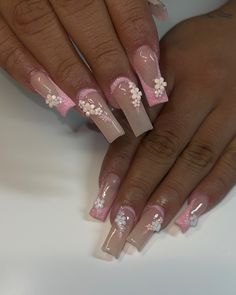 Pink 15 Nails, 15 Nails, Acrylic Nails, Pink