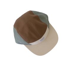 This colorblock hat is made of soft cotton and features an adjustable velcro back and fabric eyelets on the side panels. Size 1: Designed to fit kids aged 9 to 36 months Size 2: Designed to fit kids aged 3 to 5 years Size 3: Designed to fit kids aged 6 to 10 years Not sure on sizing? Check out our guide. Tips for cleaning your hat can be found here. Sporty 5-panel Hat For Everyday, Sporty 5-panel Everyday Hat, Brown Adjustable Sporty Hats, Khaki Six-panel Hat One Size Fits Most, Outdoor Cap With Cotton Sweatband, Cream Adjustable Baseball Cap For Outdoor, Cream Flat Bill Hat For Outdoor, Sporty Adjustable Multicolor Hat, Casual Multicolor Six-panel Hat