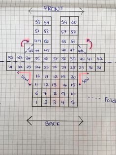 the crossword puzzle is shown with arrows pointing in different directions and numbers on it