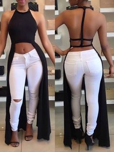 Mode Tips, Crop Tops Online, Afrikaanse Mode, Asymmetrical Blouse, Bohol, Hottest Fashion Trends, Trend Fashion, White Pants, Outfit Casual