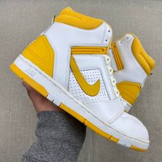 2002 Air Force 2 "White University Gold” Men 11 Brand New In Box. Shoes Are Wearable But I Would Go Easy On Them Since They Are 20 Years Old 100% Authentic. Fast Shipping All Sales Final Retro Yellow High-top Sneakers For Streetwear, Yellow Retro Sneakers With Boost Midsole, Retro Yellow Skate Shoes For Sports, Yellow High-top Skate Shoes With Branded Insole, Custom Yellow Sneakers With Perforated Toe Box For Sports, Yellow Mid-top Sporty Skate Shoes, Yellow High-top Leather Skate Shoes, Yellow High-top Skate Shoes, Yellow Mid-top Basketball Shoes With Abzorb Midsole