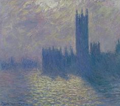 a painting of the big ben clock tower in london