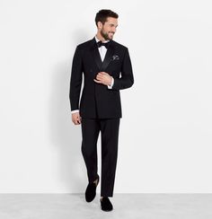 Off-beat but on-point just like its namesake, this modern black tie outfit leaves just enough room for your personality. Rent online from The Black Tux. Black Double Breasted Suit For Party With Suit Collar, Black Double Breasted Suit For Party, Black Double-breasted Suit With Suit Collar For Party, Elegant Black Double Breasted Suit For Black Tie, Professional Tuxedo For Black-tie Events With Suit Collar, Professional Tuxedo For Black-tie Events, Tailored Professional Tuxedo For Black-tie Events, Modern Evening Suits With Suit Collar, Classic Black Double Breasted Suit For Evening