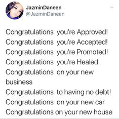 a tweet with the caption congratulationss you're appointed