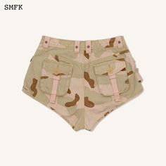 SMFK WildWorld Desert Camouflage Paratrooper Shorts Size Chart (CM) Waist Hip Length S 64 97 23 M 67 100 24 L 70 103 25 Material: ﻿100% Cotton Military Style Summer Shorts With Belt Loops, Military Style Shorts With Belt Loops For Summer, Combat Style Khaki Shorts With Pockets, Military Style Khaki Shorts, Khaki Combat Shorts With Cargo Pockets, Military Camouflage Bottoms With Belt Loops, Summer Combat Cargo Bottoms, Summer Combat Cargo Style Bottoms, Combat Cargo Style Bottoms For Summer