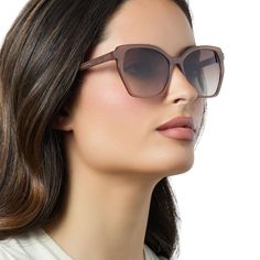 Elegant, understated edge. The Vera uses sleek frames and elevated angles to make a chic statement. Sleek Sunglasses With Gradient Glass Lenses, Elegant Sunglasses With Gradient Lenses For Everyday, Elegant Everyday Sunglasses With Gradient Lenses, Chic Brown Rimless Sunglasses, Sleek Sunglasses With Gradient Lenses For Everyday, Everyday Cat Eye Sunglasses With Gradient Lenses, Brown Gradient, Travel Case, Polarized Sunglasses