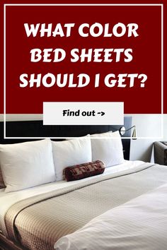 What Color Bed Sheets Should I Get? Bedsheet Color Combination, Color Bed Sheets, Marilyn Monroe Bedroom, Decorating Your Bedroom, White Sheets, Classic Bedroom, Black Bedding, Rustic Bedroom, Popular Color