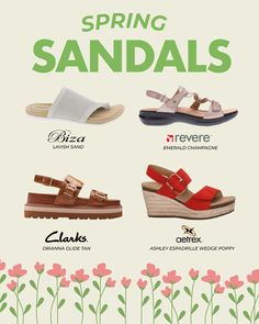 We got you covered if you need a pretty spring sandal with your ootd! Check your nearest store to see our wide selection of sandals, heels, and wedges🌷

🍀 11 SoCal Stores
📍 Visit today for a free foot analysis

 

#luckyfeetshoes #walkwithcomfort #footwear #footpain #shoesfashion #shoesstyle #springfashion #bizashoes #revereshoes #clarksshoes #aetrexsandals #springsandals Spring Sandals, Palm Desert, Shoes Store, Shoes Running