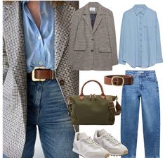 Outfit Jean Claro, Jean Gris Outfit, Looks Jeans, Classic Style Outfits, Mode Casual, Fashion Mistakes, Blazer Outfits