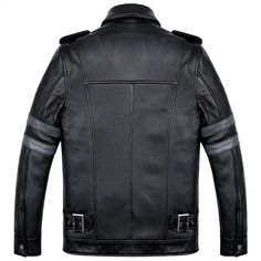 If you love to infuse a motorcycle-style twist into your look, consider this men's street jacket. Crafted from cow leather, it exudes charm. Adorned with pockets and zippers, this Korean-style jacket complements any outfit. Ideal for casual occasions, grab yours now while it's in stock to effortlessly upgrade your look. Specifications Brand Name: GeraldBlackOrigin: Mainland ChinaCN: ZhejiangApplicable Season: Autumn And WinterMaterial: Cow LeatherThickness: STANDARDLining Material: COTTONApplicable Scene: CasualStyle: KoreanOuterwear Type: Leather & SuedeDecoration: PocketsDecoration: ZippersClothing Length: RegularGender: MENPlace Of Origin: China (Mainland)Detachable Part: NONEType: SlimCollar: Turn-down CollarClosure Type: zipperHooded: NoPattern Type: SolidSleeve Length(cm): Fullsize: Leather Biker Jacket For Winter Urban Adventures, Cafe Racer Leather Jacket For Fall Outdoor Activities, Cafe Racer Leather Jacket For Fall Outdoor, Fall Cafe Racer Leather Jacket For Outdoor, Fall Outdoor Cafe Racer Leather Jacket, Fall Outdoor Cafe Racer Biker Jacket, Punk Style Leather Jacket For Winter, Cafe Racer Style Outerwear For Fall, Urban Outerwear For Biker Events In Winter