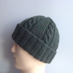 Knitted winter  hat for men and boy. I can make it in any color. Head circumference: approx. 55-57  cm Materials: alpaca and wool yarn This one is ready to ship. If you have any question, please contact me. You can see all my items in my etsy shop: https://www.etsy.com/shop/HappyMonBoutique?ref=seller-platform-mcnav Thanks for looking! Classic Green Winter Hat, Green Knitted Beanie For Cold Weather, Handmade Green Beanie For Winter, Green Knitted Yarn Beanie, Green Knitted Winter Hat, Casual Green Knitted Beanie, Casual Green Hand Knitted Beanie, Green Hand Knitted Beanie Cap, Hand Knitted Green Beanie