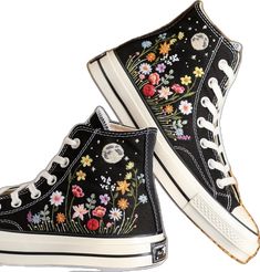 Spring Sneakers With Multicolor Embroidery And Appliques, Summer Embroidered High-top Sneakers, Spring Embroidered Sneakers With Round Toe, Spring Sneakers With Embroidered Round Toe, Spring Embroidered Round Toe Sneakers, Casual Spring Sneakers With 3d Embroidery, Casual Sneakers With 3d Embroidery For Spring, High-top Embroidered Multicolor Sneakers, High-top Multicolor Embroidered Sneakers