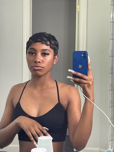 90s Pixie Cut Black Women, Finger Waves Short Hair, Silk Press Natural Hair, Twa Hairstyles, Natural Hair Cuts, Natural Hair Short Cuts, Cut Life, Short Hair Black, Short Hair Pixie Cuts