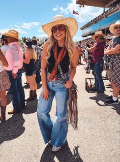 #western #punchy #countryconcert #cowprint #yeehaw #howdy #spacecowgirl #concertoutfits #southern #cowgirl #country Cute Rodeo Outfits For Women, Cute Rodeo Outfits, Rodeo Outfits For Women, Stampede Outfit, Casual Western Outfits, Western Summer Outfits, Country Fall Outfits, Punchy Outfits