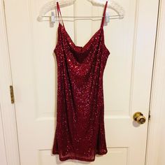 Nwt Bebop Burgundy Sequin Party Dress Womens Size Small Smoke Free Home No Stains Or Snags 100% Lining Polyester 96% Polyester 4% Spandex Inner Sheath 29 Inches Long Armpit To Armpit 17 Inches Sequin Party, Sequin Party Dress, Colorful Dresses, Sequin, Party Dress, Womens Sizes, Spandex, Mini Dress, Womens Dresses