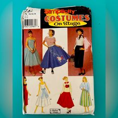 Brand New, Never Used. Spring Retro Petticoat, Retro Fitted Skirt For Costume Party, Vintage Skirt For Spring Costume Party, New Look Dress Patterns, 50s Costume, New Look Dresses, Disney Princess Costumes, Vest Sewing Pattern, Threads Magazine