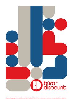 an image of the logo for blo discount, which is red white and blue