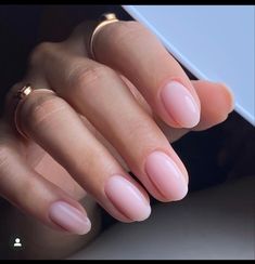 Nail Inspo Oval, Biab Nail, Milky Nails, Beauty Of Simplicity, Nails Today, Minimal Nails, Classy Acrylic Nails