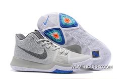 www.womencurry.co... NIKE KYRIE 3 WOLF GREY/VOLT – WHITE PE MEN’S BASKETBALL SHOES NEW RELEASE Only $95.60 , Free Shipping! Basketball Shoes Kyrie, Nike Shoe Store, Nike Kyrie 3, Curry Shoes, Kyrie 3, Nike Factory, Jordan Basketball Shoes, New Jordans Shoes