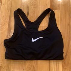 Never Worn! Nike Sports Bra, Nike Sports, Black Sports Bra, Nike Black, Christmas List, Black Nikes, Women's Intimates, Nike Women, Sports Bra