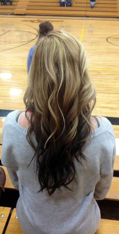 Reverse Ombre Hair, Hair Tumblr, Reverse Ombre, Cheer Hair, Hair Inspo Color, Hair Envy, Hair Color Trends, Hair Colour, Ombre Hair