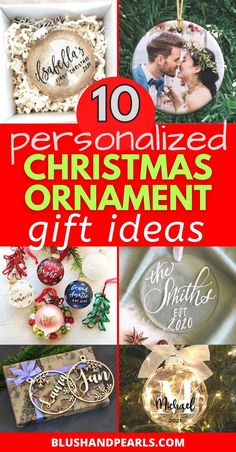 10 personalized christmas ornament gift ideas that are perfect for the holiday season