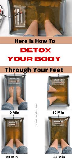 detox foot bath Easy Detox, Foot Soak