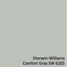 the book cover for sherylin - williams's comfort gray sw 2055