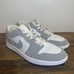 Item: Nike Air Jordan 1 Low Wolf Grey White Aluminum 2021 Size: Women's 10 Condition: Pre Owned With No Original Box. No Rips, Holes, Or Tears. Comes From Smoke Free Home. Style Code: Dc0774-105 Thanks For Shopping With Qualitydealzz! This Item Is Sold As Is And No Returns Jordan 1 Low Wolf Grey, Jordan Grey, Nike Air Jordan 1 Low, Womens Jordans, Nike Air Jordan 1, Air Jordan 1 Low, Jordan 1 Low, Home Style, Air Jordan 1