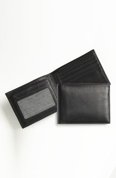 Hand-stained, vegetable-dyed Italian leather elevates a smart wallet with a fold-out ID window. Style Name:Bosca Id Flap Leather Wallet. Style Number: 273594. Available in stores. Classic Trifold Wallet With Id Window, Formal Wallets With Id Window, Formal Wallet With Id Window, Formal Trifold Wallet With Id Window, Business Leather Trifold Wallet With Id Window, Leather Card Holder With Id Window For Formal Use, Formal Leather Card Holder With Id Window, Leather Trifold Wallet With Id Window, Formal Leather Trifold Wallet With Rfid Blocking