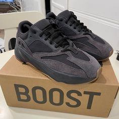 The Adidas Yeezy Boost Is A Clean And Stealthy Edition Of The Famous Chunky Silhouette By Kanye West. In Good Condition Used 2 Times. Manufactured Sku Fv5304 Utility Black. Size 8 Adidas Originals Shoes, Adidas Shoes Originals, Yeezy Boost, Adidas Yeezy, Adidas Yeezy Boost, Kanye West, Adidas Men, Adidas Originals, Black Color