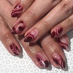 Vaporwave Nails, Funky Nail Ideas, Stone Nails, Minimal Nails, Her Nails, Minimalist Nails, Fire Nails, Dream Nails