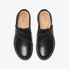 Womens Caroline Bay Black Leather Mules | Clarks US Comfortable Slip-on Walking Shoes With Stitched Sole, Slip-on Sneakers With Stitched Sole And Round Toe, Casual Slip-on Sneakers With Stitched Sole And Round Toe, Functional Synthetic Slip-ons With Round Toe, Casual Leather Closed Toe Slip-on Sneakers, Casual Leather Slip-on Sneakers Closed Toe, Comfortable Slip-ons With Removable Insole, Casual Low-top Slip-ons With Stitched Sole, Low-top Work Sneakers With Rubber Sole